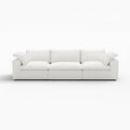 120" Linen Blend Modular Three-Seater Sectional